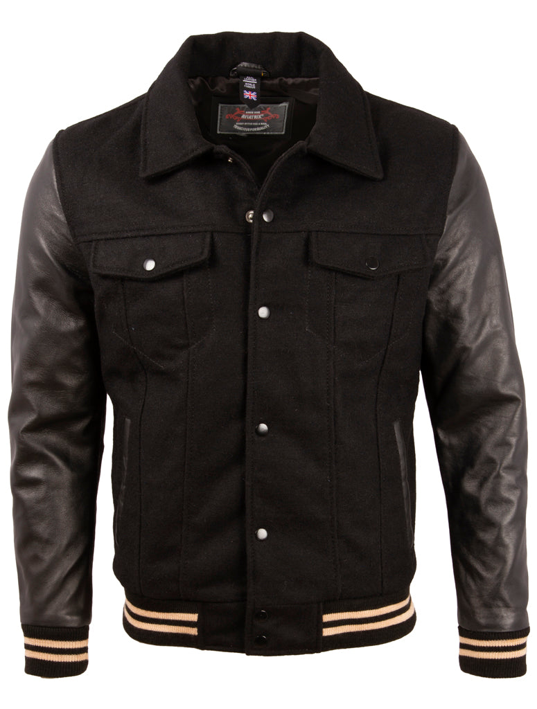 Levi's men's varsity bomber trucker clearance jacket