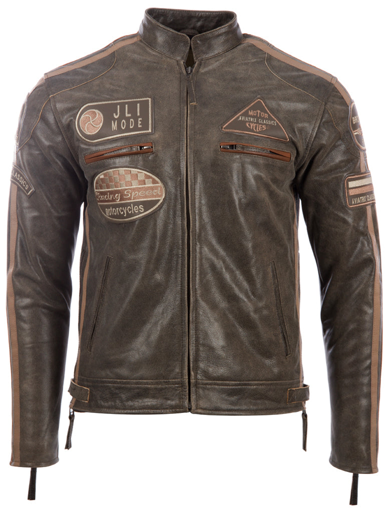 Aviatrix leather jacket mens sale