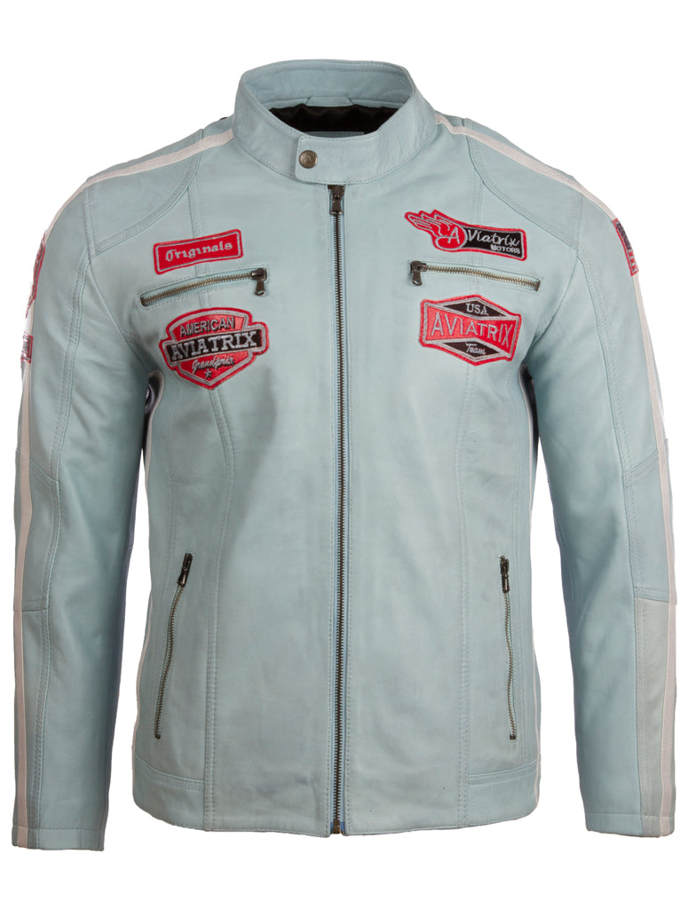 0G2T Men's Racing Biker - Sky Blue