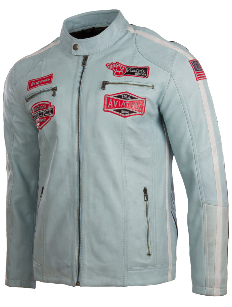 0G2T Men's Racing Biker - Sky Blue