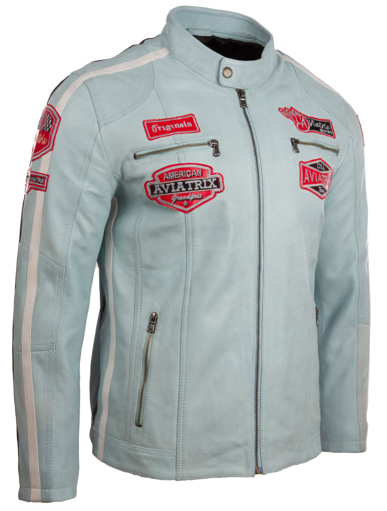 0G2T Men's Racing Biker - Sky Blue