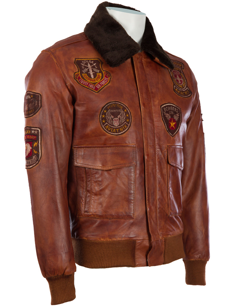 JWR3 Men's Aviator Bomber Jacket - Nevada Timber – Aviatrix