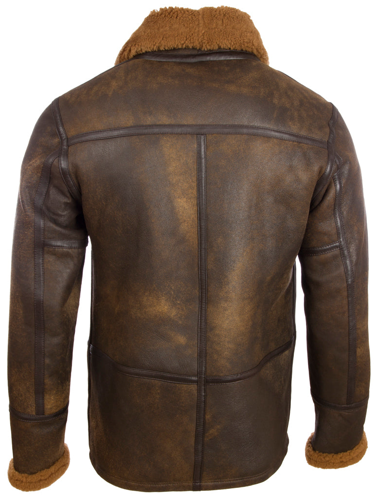 PP74 Men's Shearling Jacket - Antique