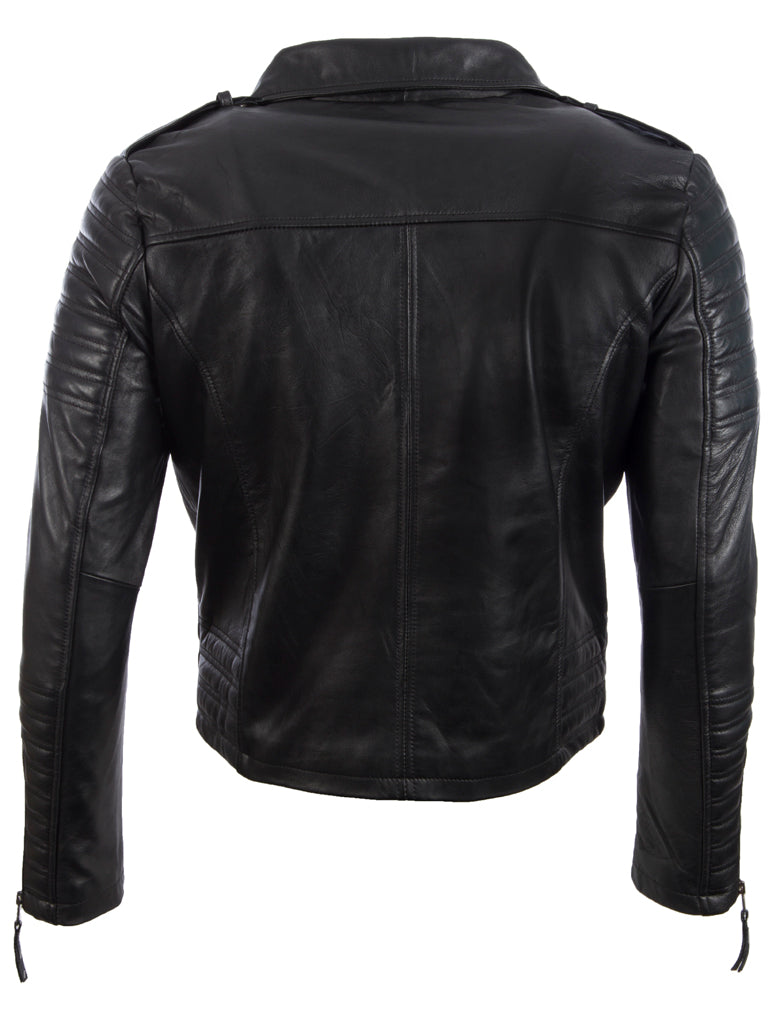 SDTM Men’s Biker Jacket - Black