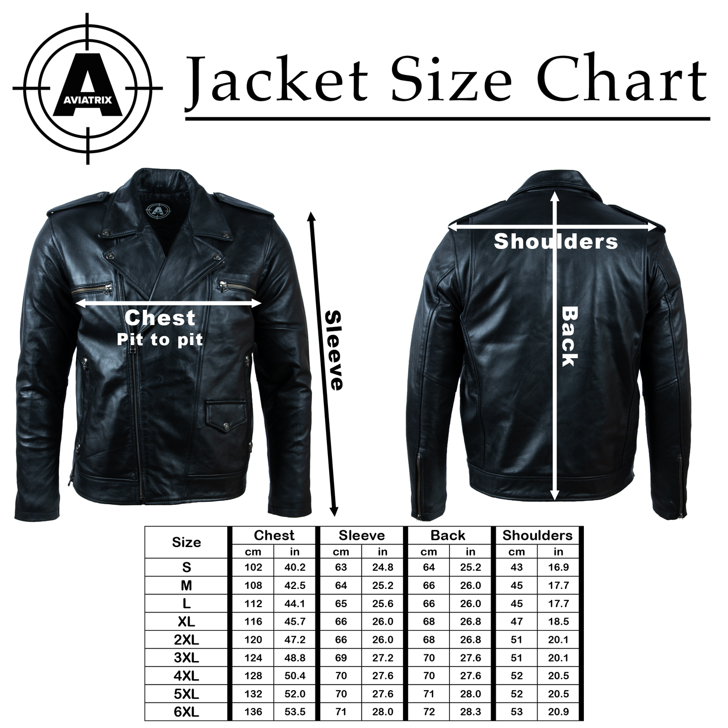 JNYG Men’s Skull Biker Jacket - Black